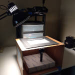 Camera setup over 'lightbox'